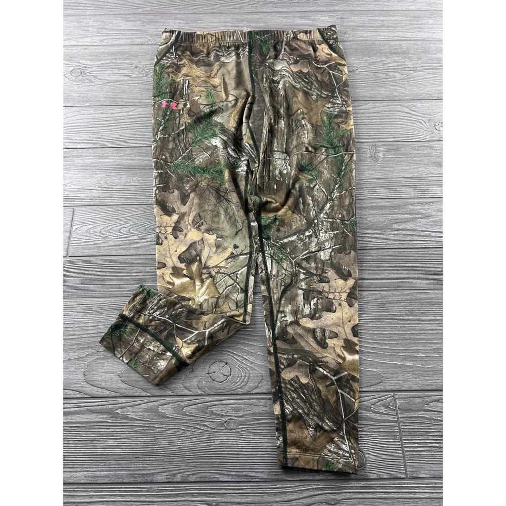 Under Armour ColdGear Realtree Xtra Camo Leggings Womens XL Hunting Base Layer